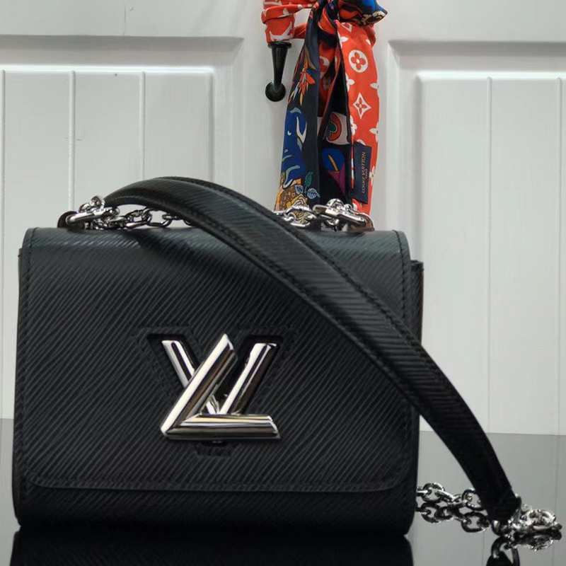 Louis Vuitton TWIST MINI Handbag Epi Leather M67871 Black